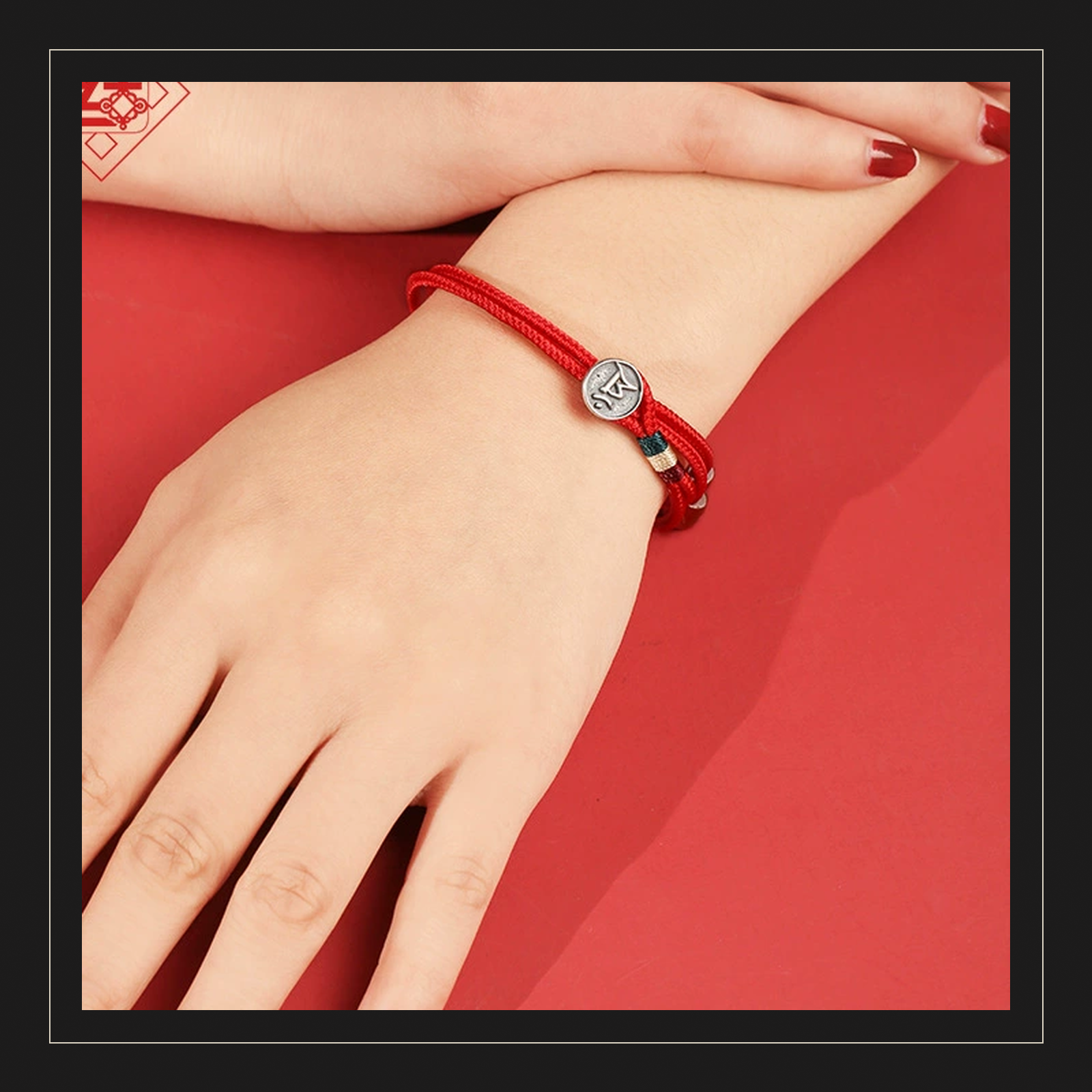 Chinese Zodiac Red Cord Bracelet — Zenara view 2