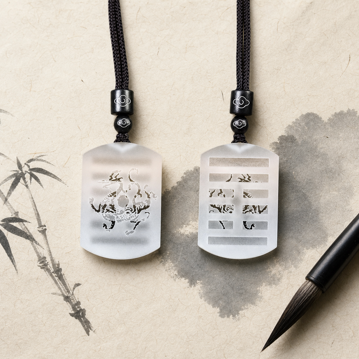 Five-Element Guardian Bagua Pendant — Zenara view 2