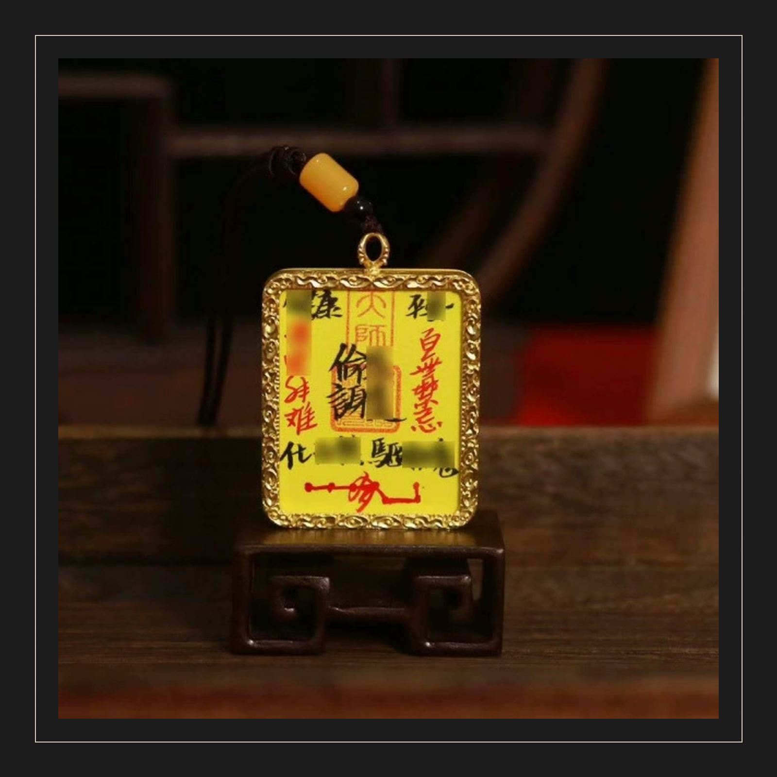 Protection Intention Daoist Talisman Card — Zenara view 4